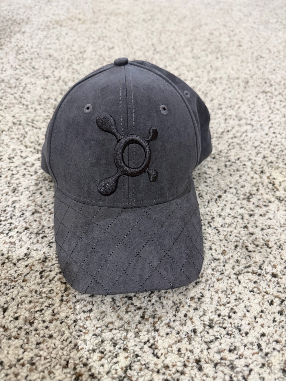 Orangetheory Men's Dark Gray Suede Baseball Hat
